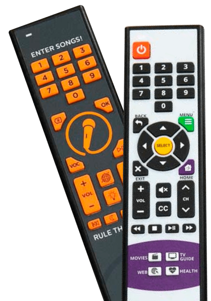 Two Remote controls