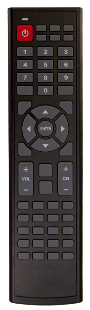 HRC-540A 54 key Infrared Remote Low Volume Front