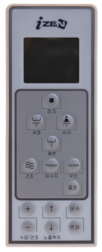 SR-14L Remote Control with LCD and membrane keypad Front