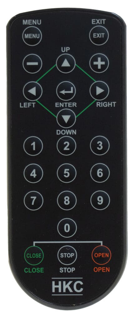 SR-28 28 Key waterproof remote control with membrane keypad front
